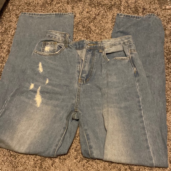 SHEIN Denim - Straight Leg Jeans